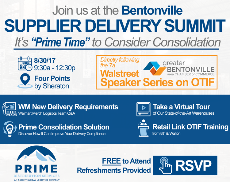 Prime Retail Supplier Delivery Summit - Bentonville AR 8.30.17 Invite Co-Branded.png